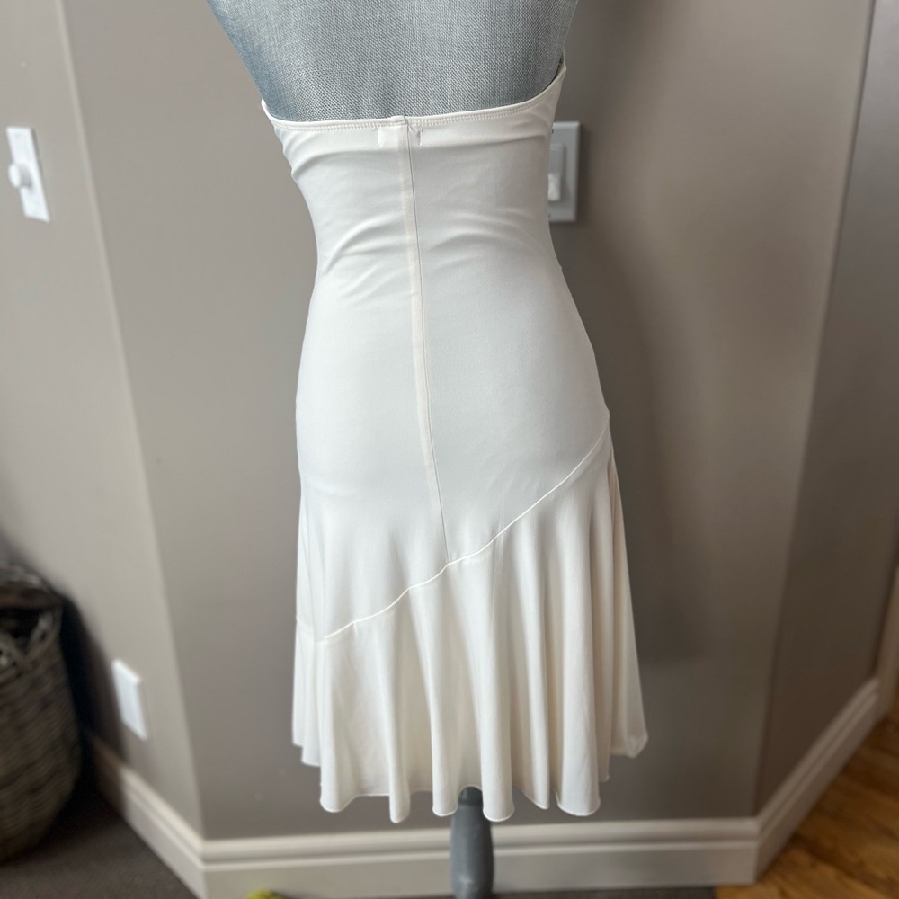Ruby Rox Winter-White Backless Halter Dress - Picture 3 of 6